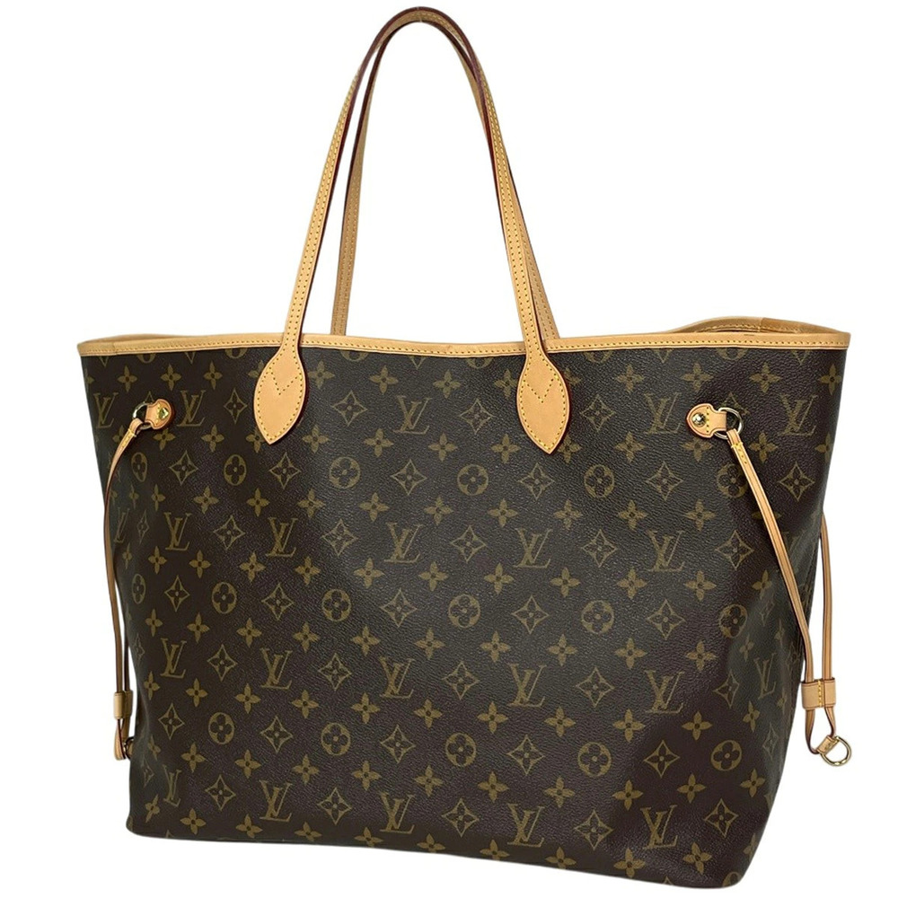 Louis Vuitton Neverfull Tote Bag Monogram Brown